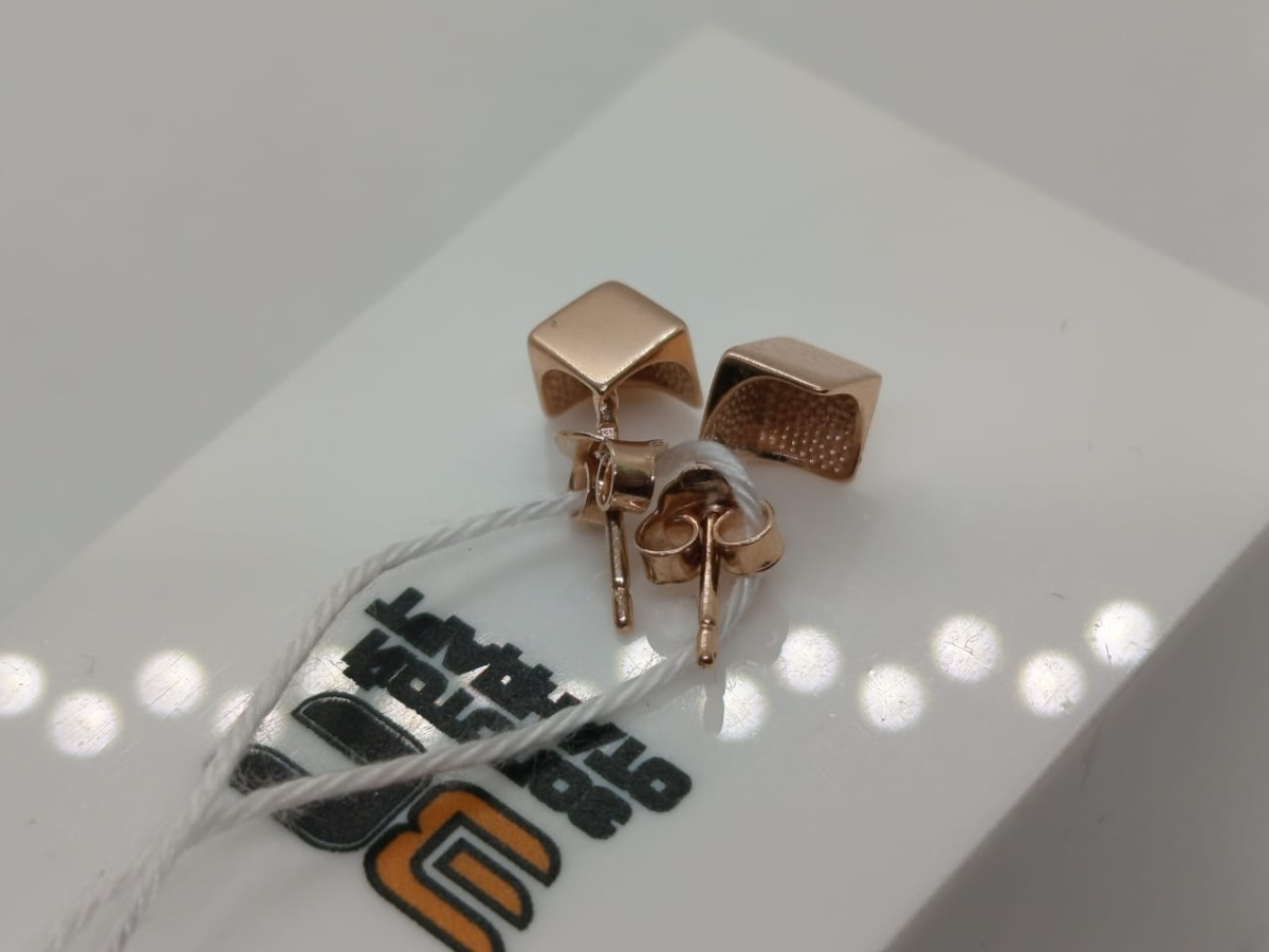 СЕРЬГИ БЕЗ КАМНЯ (Au 585)